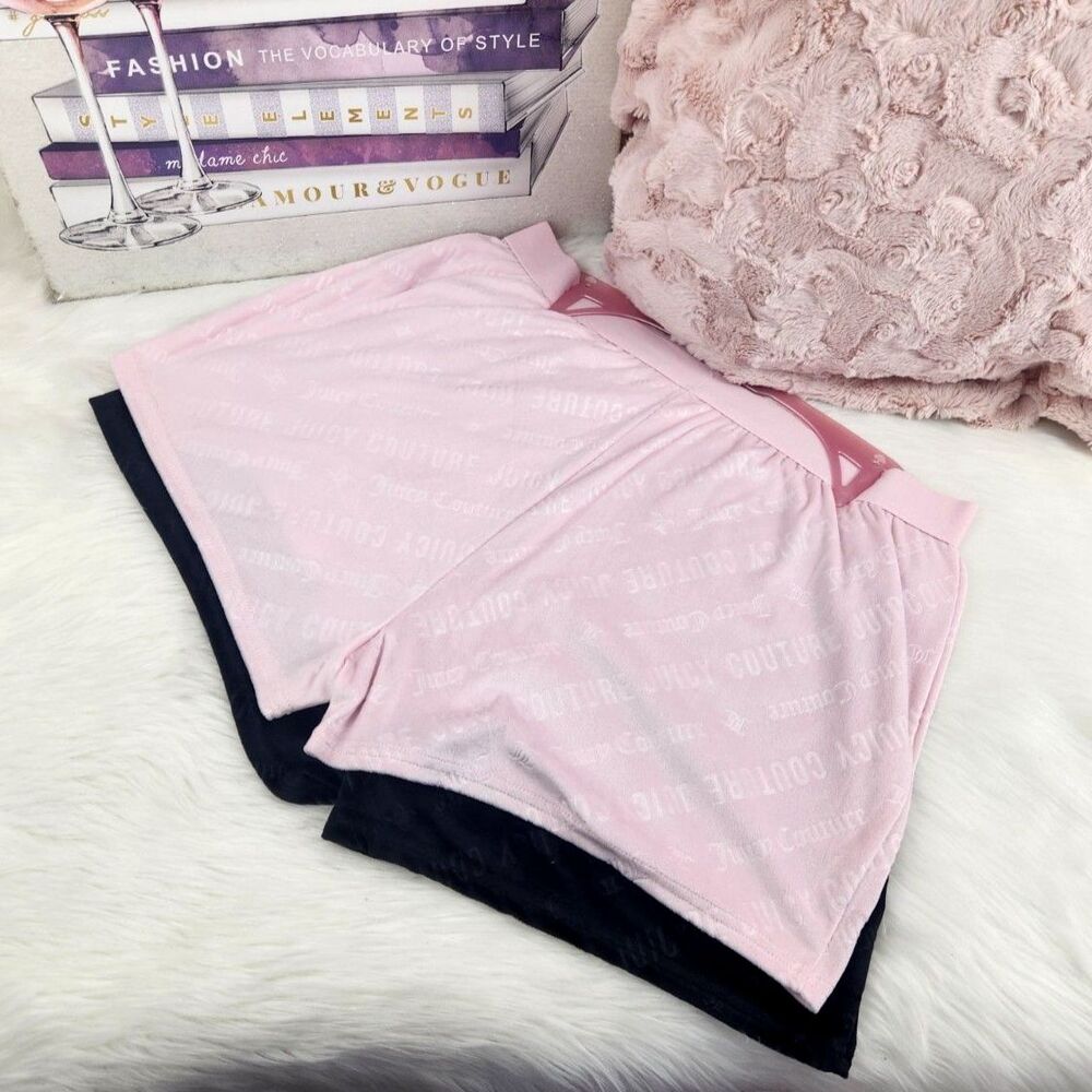 2X {Juicy Couture} Velvet Sleep Shorts - Picture 2 of 3